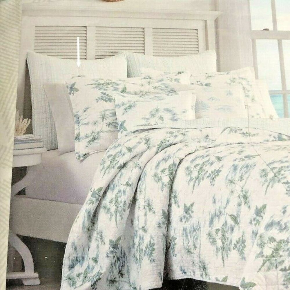 Tommy Bahama Sail Away Blue Pillow Euro Sham 26X26" VHTF Open Package